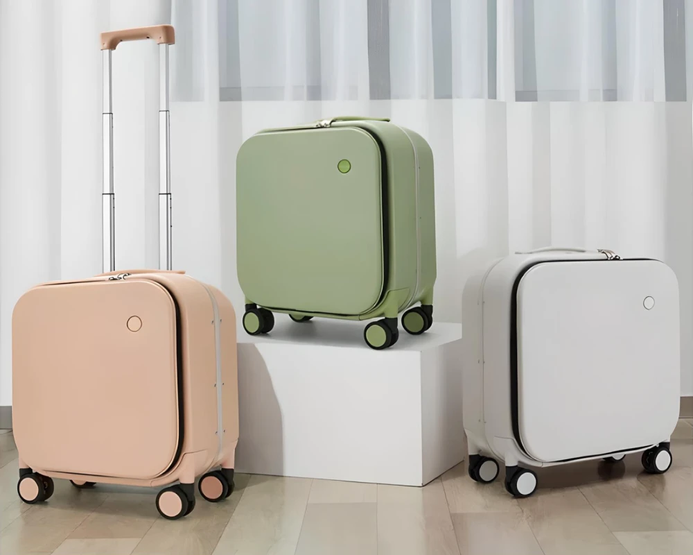 cute hard suitcases