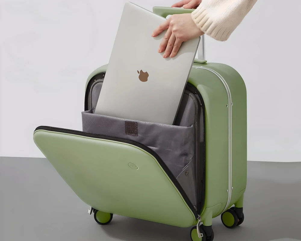 carry on suitcase with laptop compartment