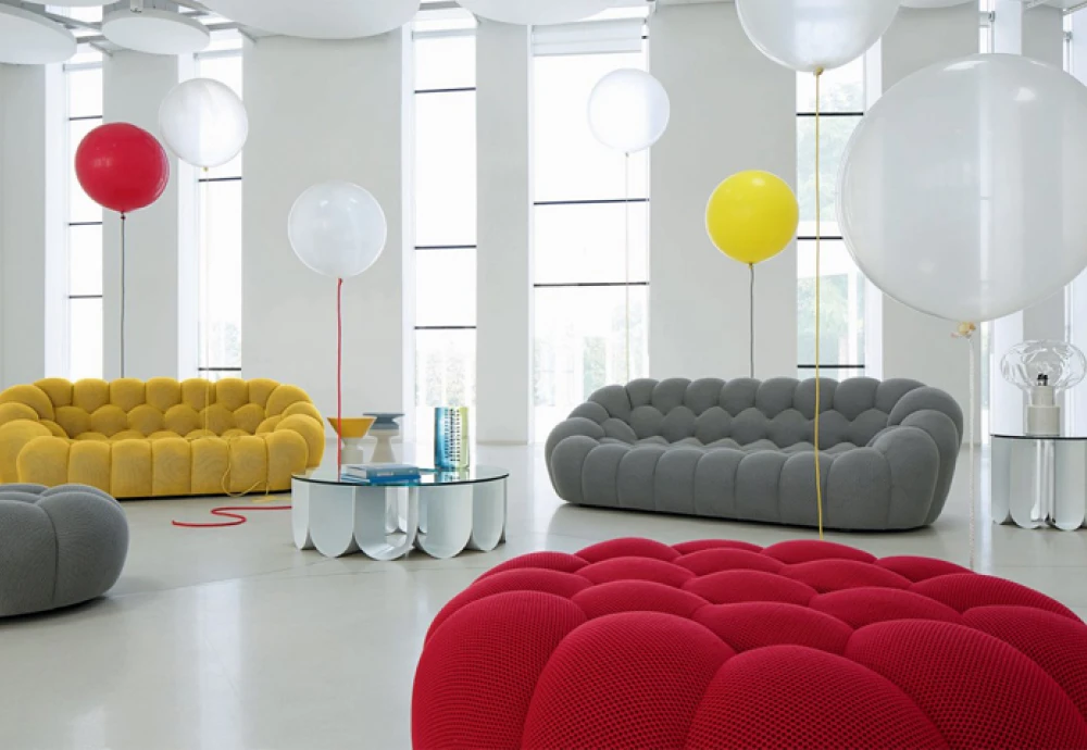 bubble 2 curved 3-4 seat sofa