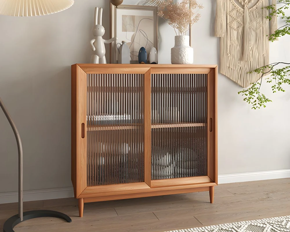 gray sideboard buffet