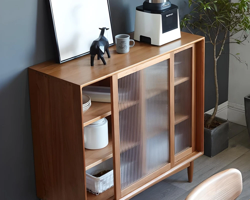 gray sideboard buffet