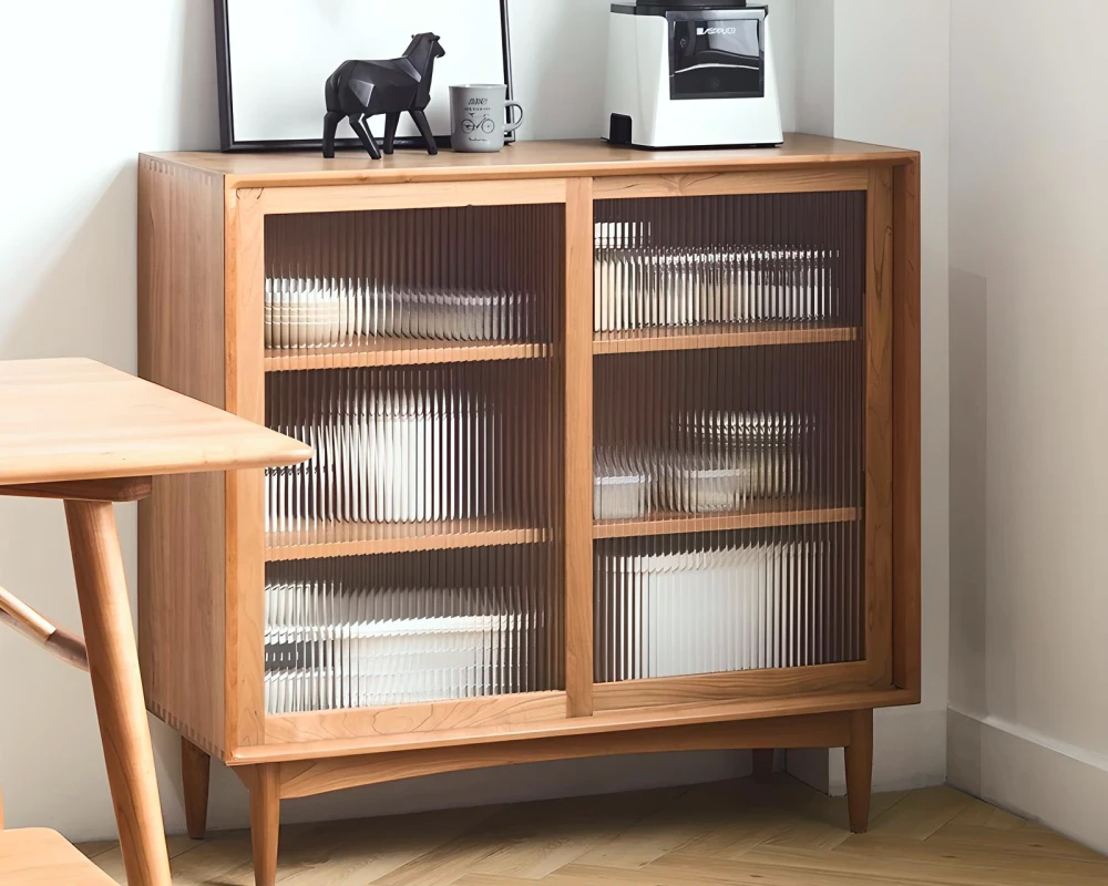 sideboard buffet cabinet glass doors