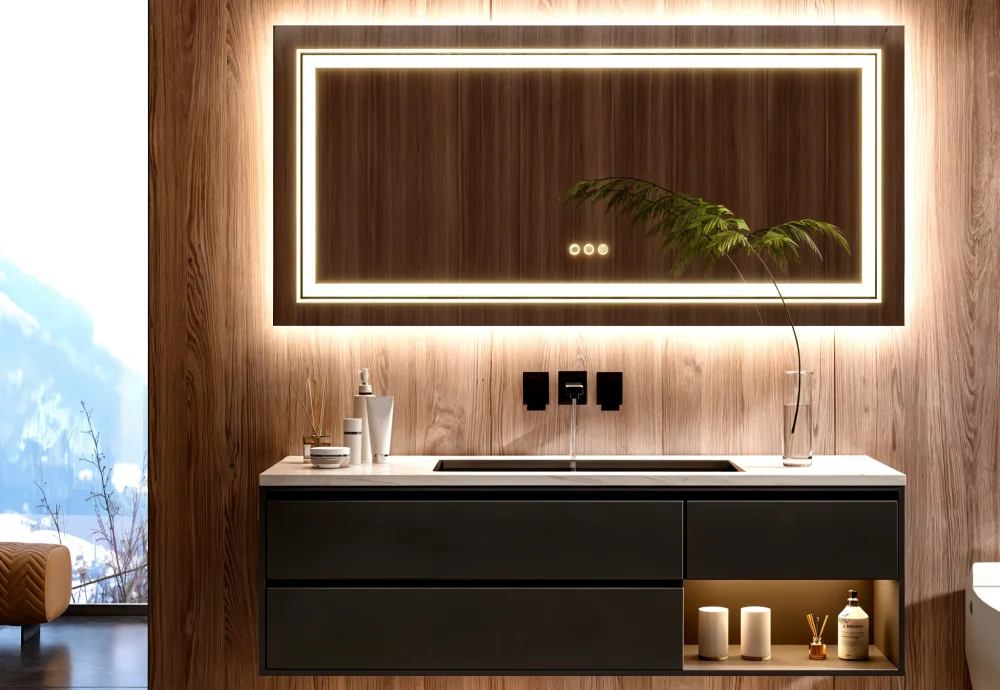 big vanity mirror with lights