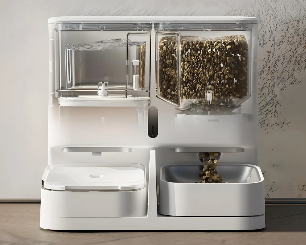 automatic dog bowl feeder
